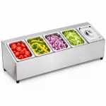 Relaxdays Nerūdijančio plieno ingredientų indai