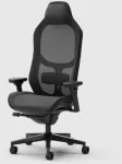 Fractal Design Refine 2 Mesh Dark Žaidėjo kėdė Pamink&scaron;tinta sėdynė apmu&scaron;ta Juoda