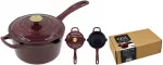 Asi Collection Maku Żeliwny puodas do sos&oacute;w su dangteliu 1 7L / 18cm vy&scaron;ninė (24304018)