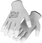 ALZ antistatic Pir&scaron;tinės fingertips PU coated pilkas (12 pairs/op) 10