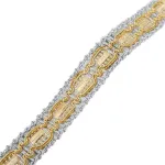 Blausky 12 m spalvoti nėriniai, nėrinių apvadas, apdailos juostelė, audinio nėriniai, siuvinėjimo nėrinių apdaila, dekoratyvinė juostelė, siuvimo reikmenys, dekoratyvinė juosta, skirta "pasidaryk pats", siuvimui, rankdarbiams, sofos pagalvėlei, pilka B