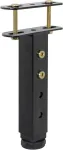 I-flair reguliuojamo auk&scaron;čio metalinė baldų kojelė nuo 19 cm iki 32,5 cm, t formos, skirta baldų, tokių kaip groteliniai rėmai, lovos, spintelės ir kt., modernizavimui. apkrovos talpa iki 180 kg. juoda