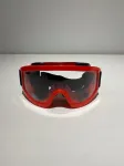 Motocikliniai akiniai cross enduro quad rower mtb atv raudoni