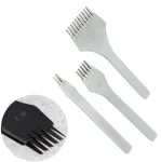 Craftpoint prancūzi&scaron;ki odos &scaron;tampai siūlėms - 3.38 mm tarpai - 3 vnt. rinkinys