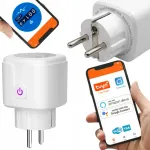 I&scaron;manusis lizdas su energijos monitoriumi, Wifi, Alexa, Tuya, 16a