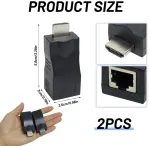 Hdmi į Rj45 tinklo ilgintuvas, 30m, 4k