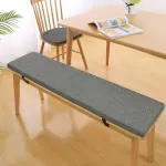 3 cm storio sėdynės pagalvėlė, suolo pagalvėlė, plaunama kėdės pagalvėlė, sodo suolo pagalvėlė, lauko, sėdynės pagalvėlė kėdei, grindims, biuro kėdei, tamsiai pilka, 200 x 35 x 3 cm