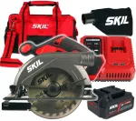 Akumuliatorinis diskinis pjūklas 54mm 20v 3520 Skil 1x4,0ah + krep&scaron;ys