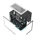 DarkFlash F1 ATX Computer Case + 6 Fans (Baltas)