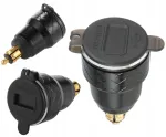 Motonet Įkroviklis 2x Usb Qc 3.0a Bmw Din lizdas voltmetras + i&scaron;jungiklis