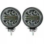 2vnt 102w Darbinis halogeninis Led žibintas prožektorius 34led