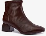 Moteri&scaron;ki aulinukai su storu kulnu Ecco, rudi
