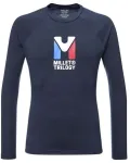 Vyri&scaron;ki mar&scaron;kinėliai ilgomis rankovėmis Millet Trilogy Wool Ts Ls, tamsiai mėlyni