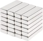 16 magnetų rinkinys, stiprūs dideli 30 x 10 x 5 mm neodimio magnetai, stiprūs magnetai magnetinei lentai, virtuvės spintelei, stačiakampė biuro lenta, magnetinės plok&scaron;telės