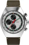 Laikrodis Timex vyri&scaron;kas chronografas Legacy Tonneau Chrono, rudas, apyrankė.