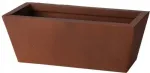Metalinė vazono apdaila, rūdžių efektas, 35 cm
