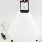 Zicojia difuzoriaus priedai fotografijai softbox lengvas ir ne&scaron;iojamas greitas optinis juvelyrikos projektorius produktų studijos rinkiniui