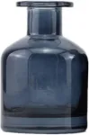 150 ml talpos tu&scaron;čias mėlynas stiklinis difuzoriaus indelis aromaterapijai, eterinių aliejų buteliukas kvapų laikymo konteineris papildomas aromato dozatorius "pasidaryk pats" pakaitiniam nendrinių lazdelių difuzorių rinkiniui