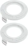 2 x balta žoliapjovės ritės dangtelis 79.3x23.7mm, suderinamas su Stihl Fse52 Fsa57 Fsa30 vejapjovėmis, suderinamas su Stihl Autocut C 3-2 valo galvutės rite
