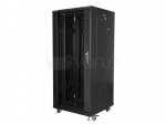 LANBERG FF01-6627-12B-KPL laisvai pastatomas stovas 19 i&scaron;montuojamas plok&scaron;čias paketas 27U/600x600mm juodas