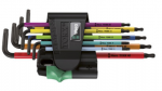 Wera T8-T40 L tipo torx raktų rinkinys su anga 9 vnt. (05024335001)