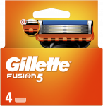 Gillete Skustuvo galvutės GILLETTE FUSION, 4 vnt.