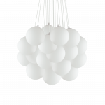 Pakabinamas &scaron;viestuvas Ideal Lux Suspended lamp with 22 lights MAPA PLUS, E14, chrome