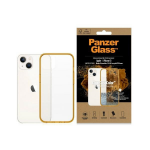 Panzer Glass PanzerGlass Clearantibacterial Military Grade certificate Apple iPhone 13 / 14 / 15 - dėklas telefonui skaidrus ir geltonos spalvos