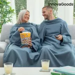 Antklodė su dviem rankovėmis su centrine ki&scaron;ene Doublanket InnovaGoods