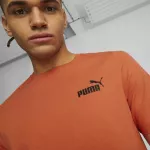 Puma Mar&scaron;kinėliai Vyrams Ess Logo Tee Oranžinis 586669 94