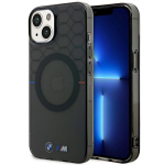 Dėklas Apple iPhone 14 BMW Pattern MagSafe (BMHMP14SHGPK) pilkos spalvos