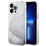 Apple iPhone 14 Pro Max Guess dėklas Liquid Glitter Marble (GUHCP14XLCSGSGH) baltos spalvos