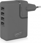 Krautuvas Arctic įkroviklis PRO 4 Rev.2 4x USB- A 2.5 A (PSAEQ- AC02201- BL)