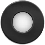 1W LED įleidžiamas &scaron;viestuvas STEP, juodas, 3000K