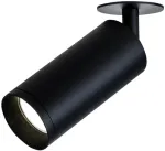 9W LED įleidžiamo montavimo &scaron;viestuvas, juodas, 3000K, S057-15