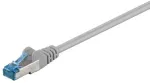 Goobay CAT 6A tinklo kabelis, S/FTP (PiMF), pilkas, 50 m, Cat6a, S/FTP (S-STP), RJ-45, RJ-45, Pilkas