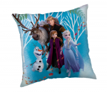 Poduszka dziecięca 40x40 Frozen Kraina lodu family mėlyna JF24