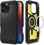 Spigen Tough Armor Mag MagSafe – dėklas skirtas Apple iPhone 16 Pro Max Juodas