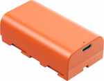 SmallRig 4971 NP-F550 USB-C Rechargeable Camera Baterija Oranžinis