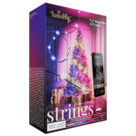 Kalėdinė girlianda Twinkly Candies 100 RGB LED USB- C, žalios spalvos laidas