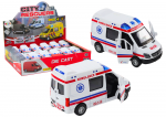 Lean Toys Greitoji pagalba Greitoji pagalba 1:32 Atsidarančios durys &Scaron;viesos Garsai Vairuoja baltai