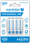 AAA / R03 Ni-MH akumuliatoriai &bdquo;everActive 1050mAh Professional Line&ldquo; (4 vnt. dėžutė)