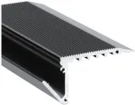 LED juostos profilis UP-BOLD12 K, juodas, 2m
