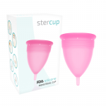 Rožinė Stercup Menstrual Cup Rožinė Size L - FDA Silicone, 24ml Capacity