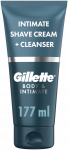 Gillette Body & Intimate Pubic 2in1 Skutimosi Kremas ir Valiklis, 177 ml
