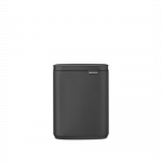 Brabantia Bo Waste Bin, 7L - Mineral Infinite Pilkas