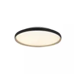 20W LED lubinis &scaron;viestuvas, juodos/aukso sp., 2700/3000/4000K, dimeriuojamas, 25186