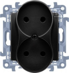 Kontakt Simon GN.2-KR.B/U Juodas SIMON10