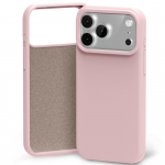 Dėklas Mercury Silicone skirtas Apple iPhone 17 Pro rožinės spalvos