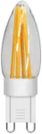 3W LED lemputė, G9, skaidri, 2700K, dimeriuojama